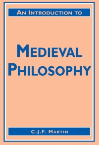 Cover image: An Introduction to Medieval Philosophy 9780748607907