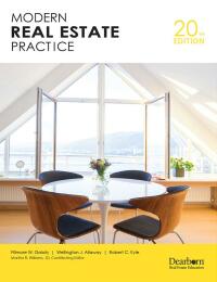 Cover image: Modern Real Estate Practice 20th edition 9781475463729