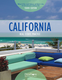 Cover image: California Real Estate Practice 10th edition 9781475485387