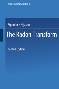 Cover image: The Radon Transform 9781475714654