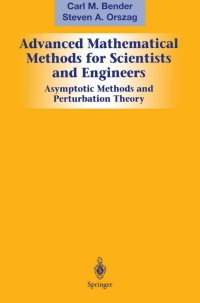 Titelbild: Advanced Mathematical Methods for Scientists and Engineers I 9780387989310