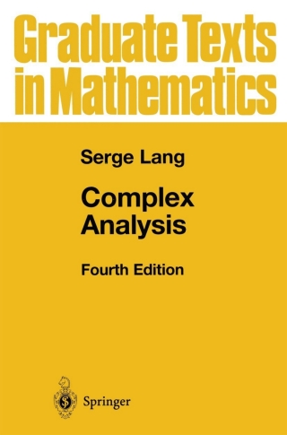 Cover image: Complex Analysis 4th edition 9780387985923