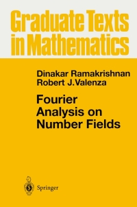 表紙画像: Fourier Analysis on Number Fields 9780387984360