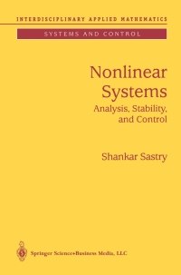 Cover image: Nonlinear Systems 9780387985138