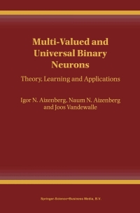 Cover image: Multi-Valued and Universal Binary Neurons 9780792378242