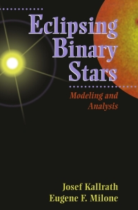 صورة الغلاف: Eclipsing Binary Stars 9781475731309
