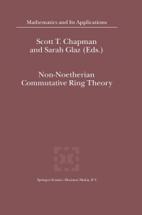 表紙画像: Non-Noetherian Commutative Ring Theory 1st edition 9780792364924