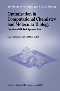 Imagen de portada: Optimization in Computational Chemistry and Molecular Biology 1st edition 9780792361558
