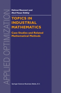 表紙画像: Topics in Industrial Mathematics 9780792364177