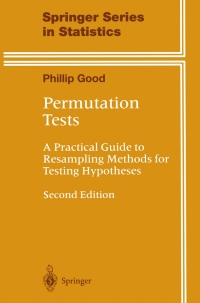 Immagine di copertina: Permutation Tests 2nd edition 9780387988986