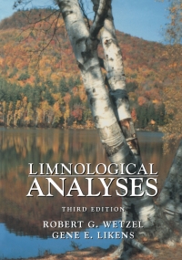 Cover image: Limnological Analyses 3rd edition 9780387989280