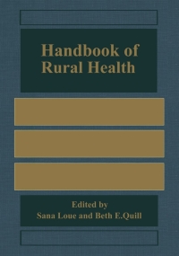 Cover image: Handbook of Rural Health 1st edition 9780306464799