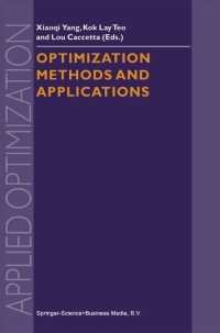 Imagen de portada: Optimization Methods and Applications 1st edition 9780792368663