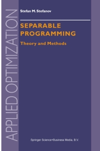 Cover image: Separable Programming 9780792368823