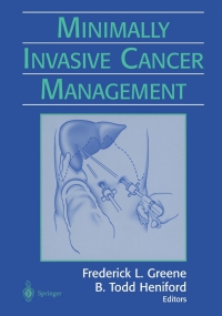 Cover image: Minimally Invasive Cancer Management 1st edition 9780387987101