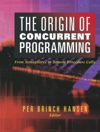Imagen de portada: The Origin of Concurrent Programming 1st edition 9781475734720