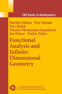 Titelbild: Functional Analysis and Infinite-Dimensional Geometry 9780387952192