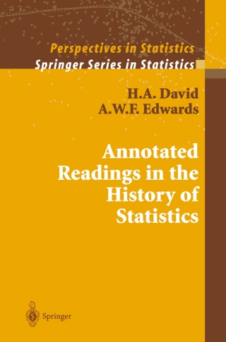Imagen de portada: Annotated Readings in the History of Statistics 9780387988443