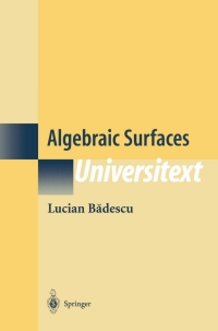 Imagen de portada: Algebraic Surfaces 9780387986685