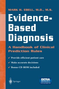 Cover image: Evidence-Based Diagnosis 9780387950259