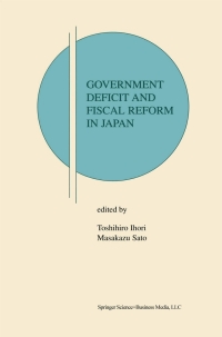 Titelbild: Government Deficit and Fiscal Reform in Japan 1st edition 9781402070969