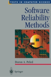 Cover image: Software Reliability Methods 9780387951065