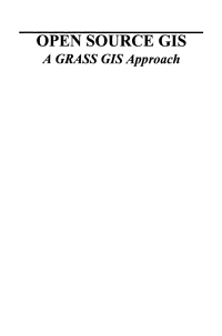 Cover image: Open Source GIS 9781402070884