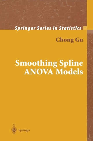 Cover image: Smoothing Spline ANOVA Models 9780387953533