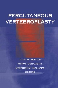 Imagen de portada: Percutaneous Vertebroplasty 1st edition 9780387953069