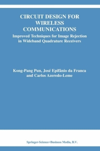 Cover image: Circuit Design for Wireless Communications 9781402074158