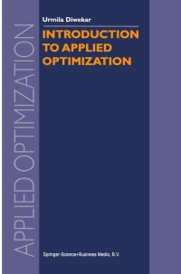 Imagen de portada: Introduction to Applied Optimization 9781402074561