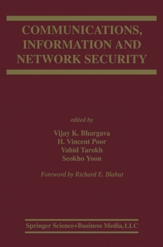 Cover image: Communications, Information and Network Security 1st edition 9781475737899