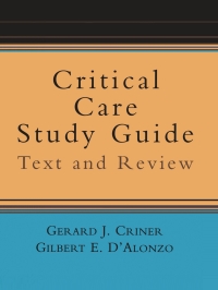 Imagen de portada: Critical Care Study Guide 1st edition 9780387951645