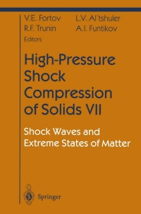 صورة الغلاف: High-Pressure Shock Compression of Solids VII 9781441919199