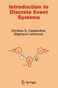 Imagen de portada: Introduction to Discrete Event Systems 9781475740721