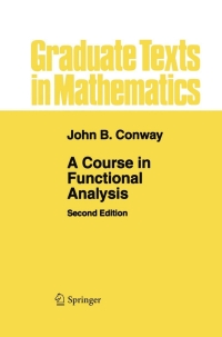 Cover image: A Course in Functional Analysis 2nd edition 9780387972459