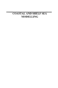 Immagine di copertina: Coastal and Shelf Sea Modelling 9780792379959