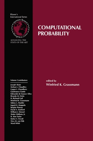 Imagen de portada: Computational Probability 1st edition 9781441951007