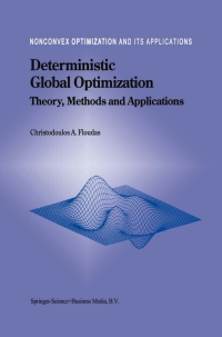 Titelbild: Deterministic Global Optimization 9781441948205