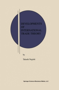 Titelbild: Developments of International Trade Theory 9780792373988