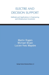 Imagen de portada: Electre and Decision Support 9780792386476