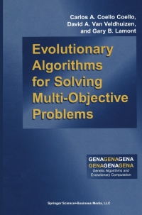 Imagen de portada: Evolutionary Algorithms for Solving Multi-Objective Problems 9781475751864