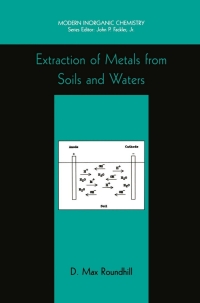 Cover image: Extraction of Metals from Soils and Waters 9780306467226