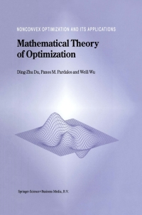 Imagen de portada: Mathematical Theory of Optimization 9781402000157