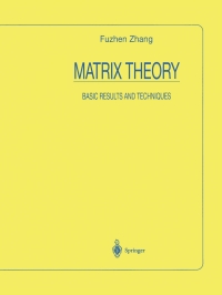 Cover image: Matrix Theory 9780387986968