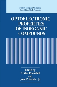 صورة الغلاف: Optoelectronic Properties of Inorganic Compounds 1st edition 9780306455575