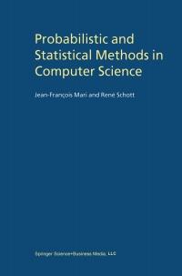 表紙画像: Probabilistic and Statistical Methods in Computer Science 9780792372868