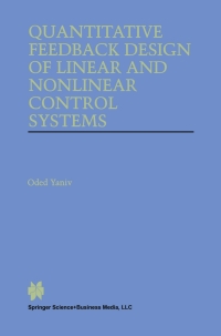 Imagen de portada: Quantitative Feedback Design of Linear and Nonlinear Control Systems 9780792385295