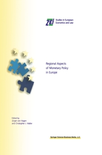 Cover image: Regional Aspects of Monetary Policy in Europe 1st edition 9780792386544