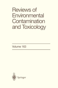 Cover image: Reviews of Environmental Contamination and Toxicology 9780387989396